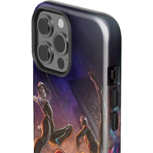 Marvel Spiderman Group Wall iPhone 15 Pro Max Impact Case